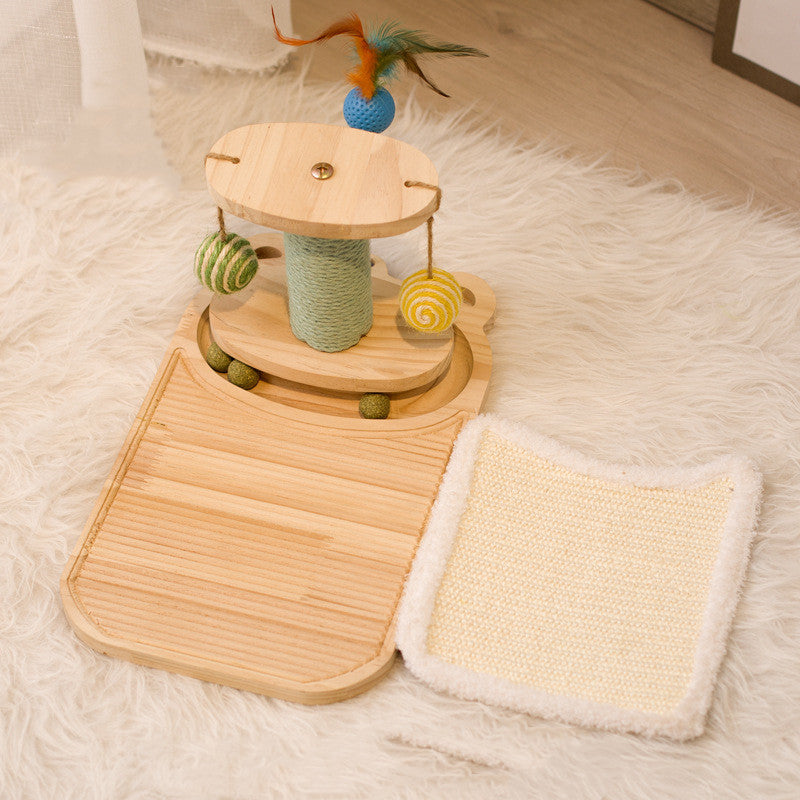 Interactive Maze Ball Pet Scratcher Toy For Activity And Play