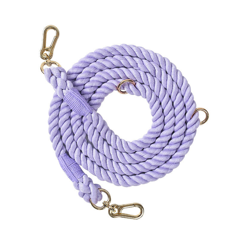 Multifunctional Braided Double Ended Pet Leash Control Lead