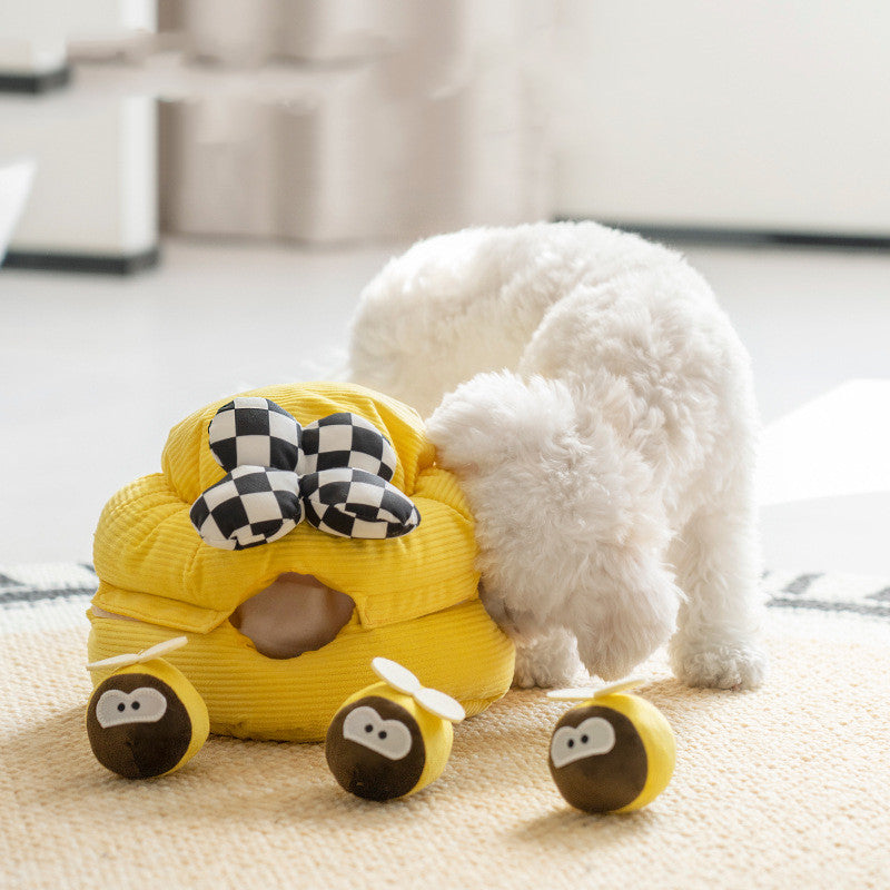 Educational Pet Toy With Food Leakage And Interactive Hiding