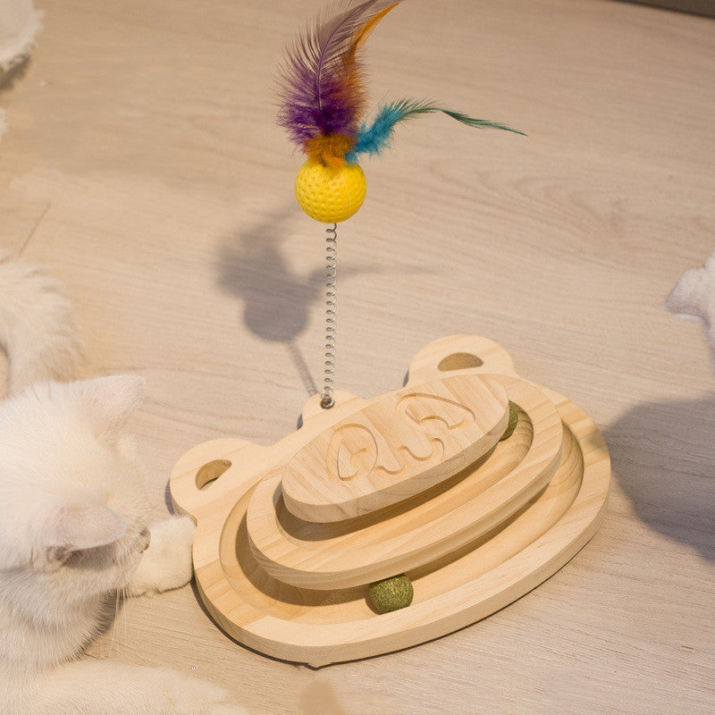 Interactive Maze Ball Pet Scratcher Toy For Activity And Play