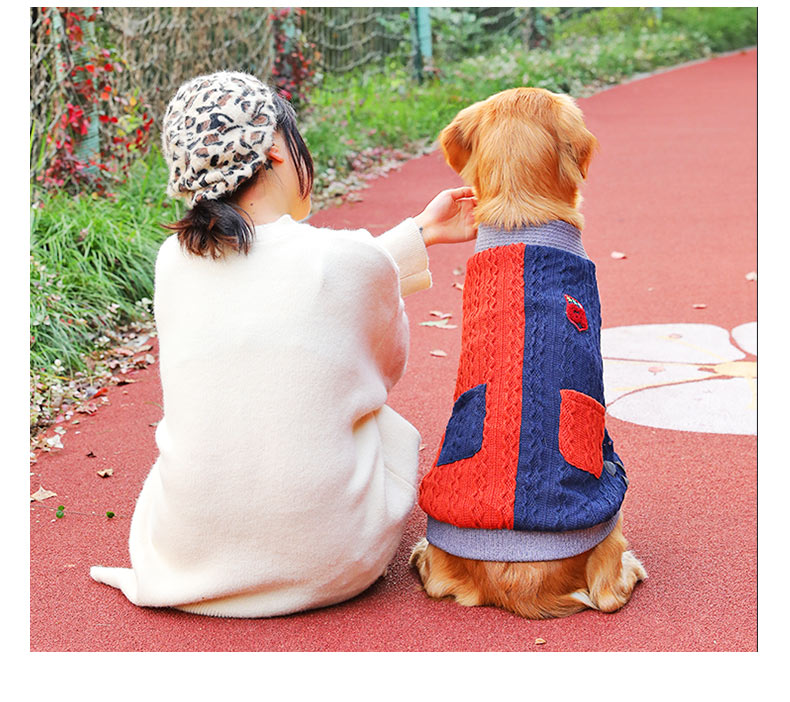 Large Pet Winter Sweater Thick Warm Comfortable Clothing