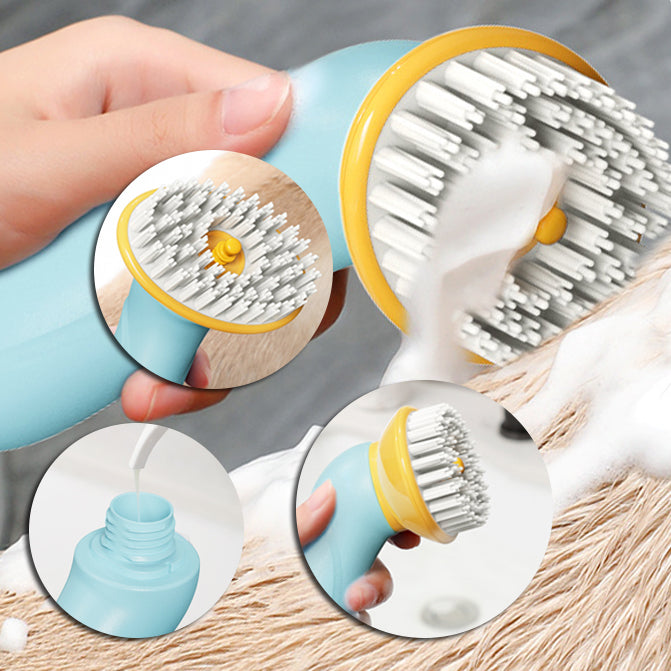 Handheld Pet Bath Brush Shower Grooming Cleaning Tool Pet Supplies