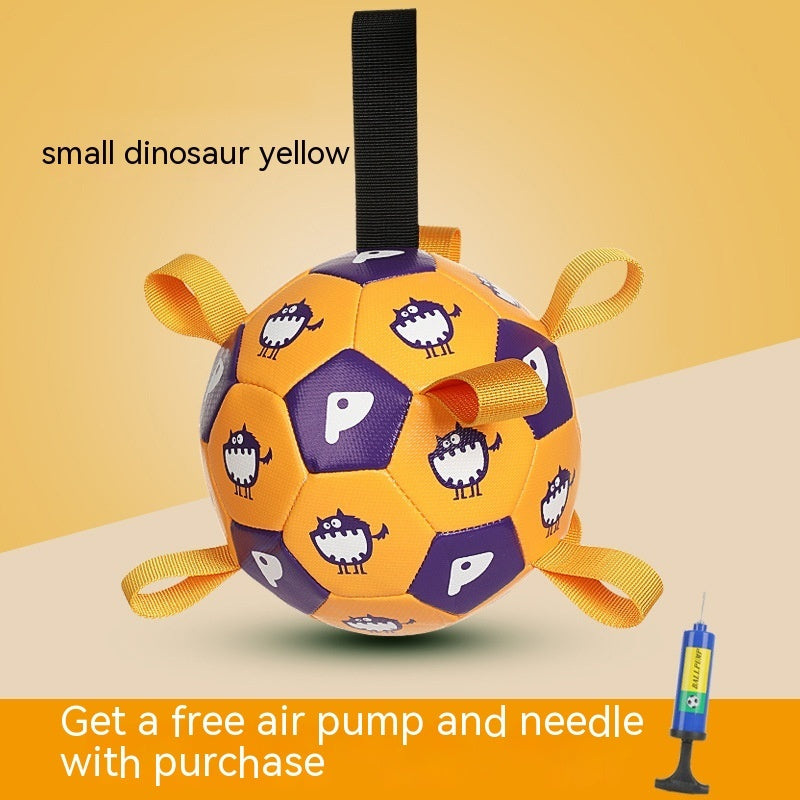 Interactive Pet Football Toy Outdoor Training Chew Teething Ball