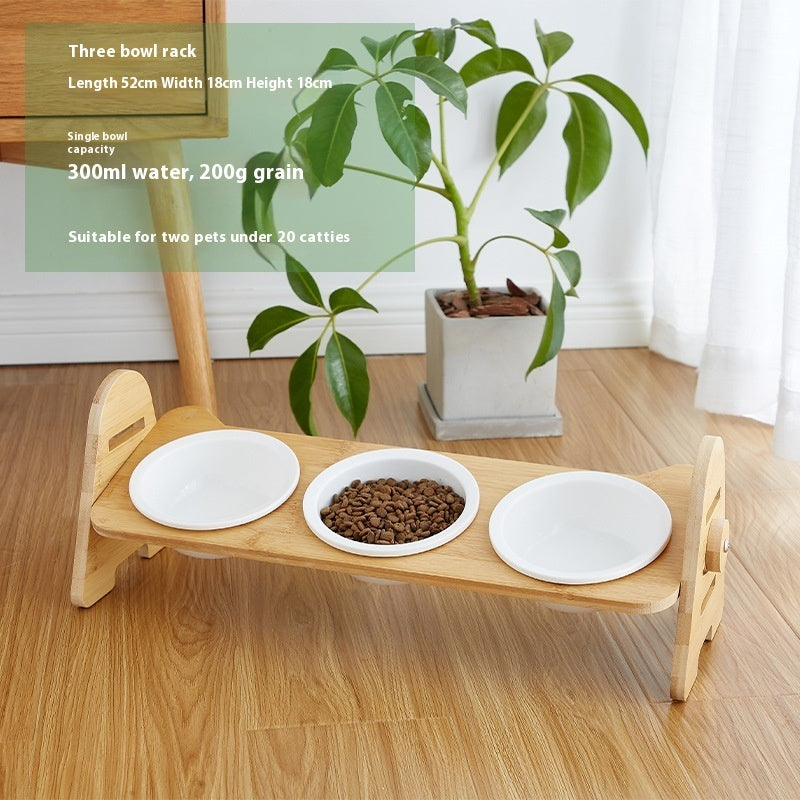 Pet Angled Bowl Cervical Spine Protection Drinking Feeding Bowl