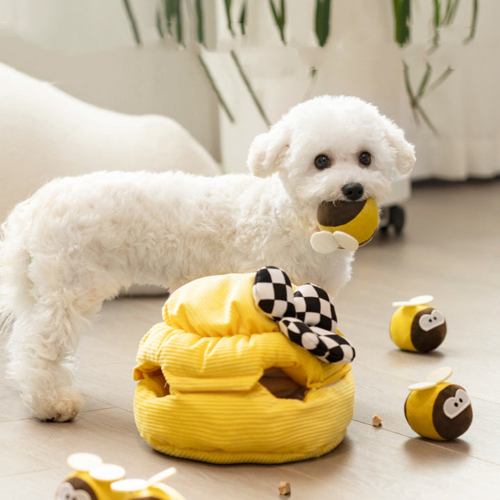 Educational Pet Toy With Food Leakage And Interactive Hiding