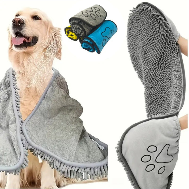Super Absorbent Quick Drying Pet Bath Towel For Pet Care