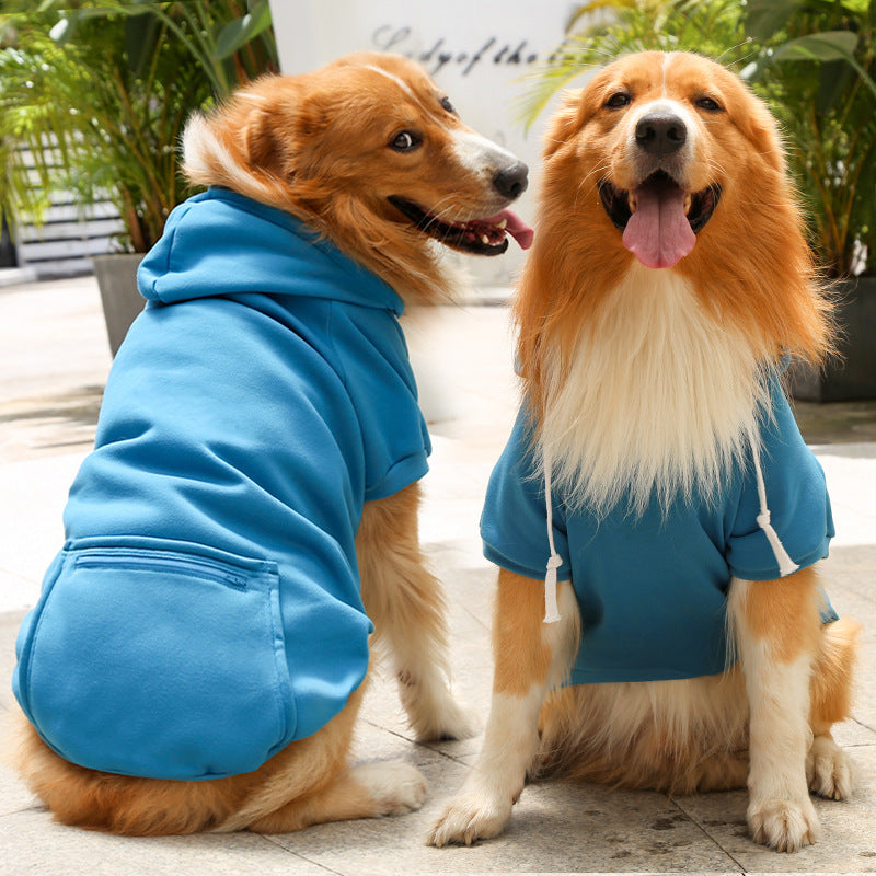 Fashion Pet Simple Zipper Pocket Sweater