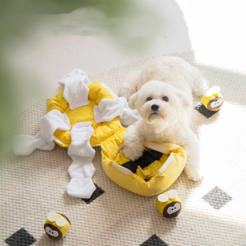 Educational Pet Toy With Food Leakage And Interactive Hiding
