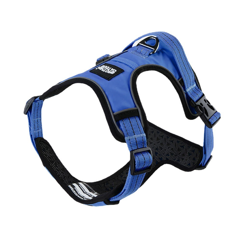 Reflective Breathable Vest Type Pet Leash Walking Harness Lead