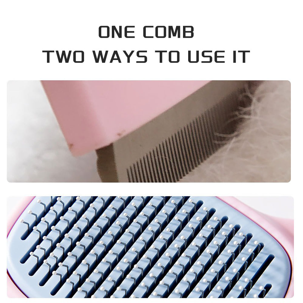 Pet Deshedding Grooming Brush Dematting Hair Removal Tool For Pets