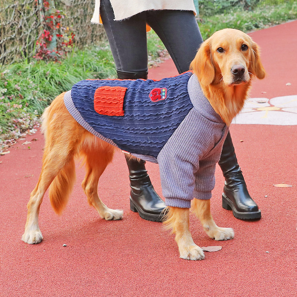 Large Pet Winter Sweater Thick Warm Comfortable Clothing