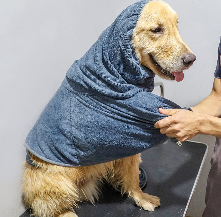 Pet Bathrobe Cotton Towel Is Highly Absorbent