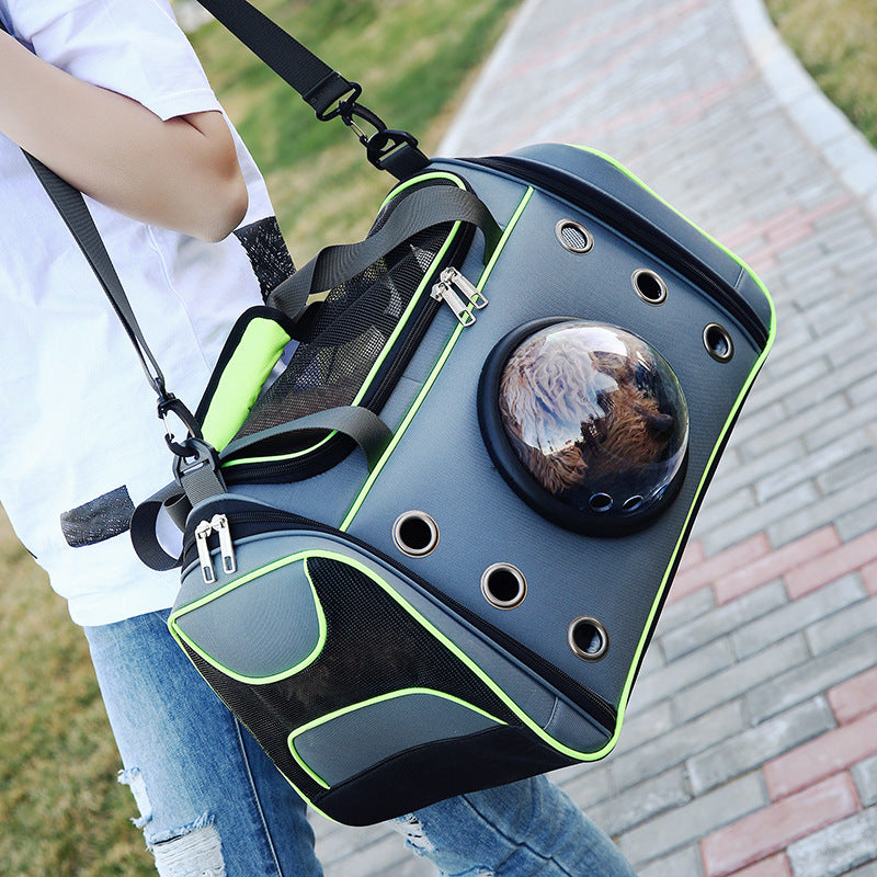 Portable Pet Backpack Diaper Carrier Travel Bag
