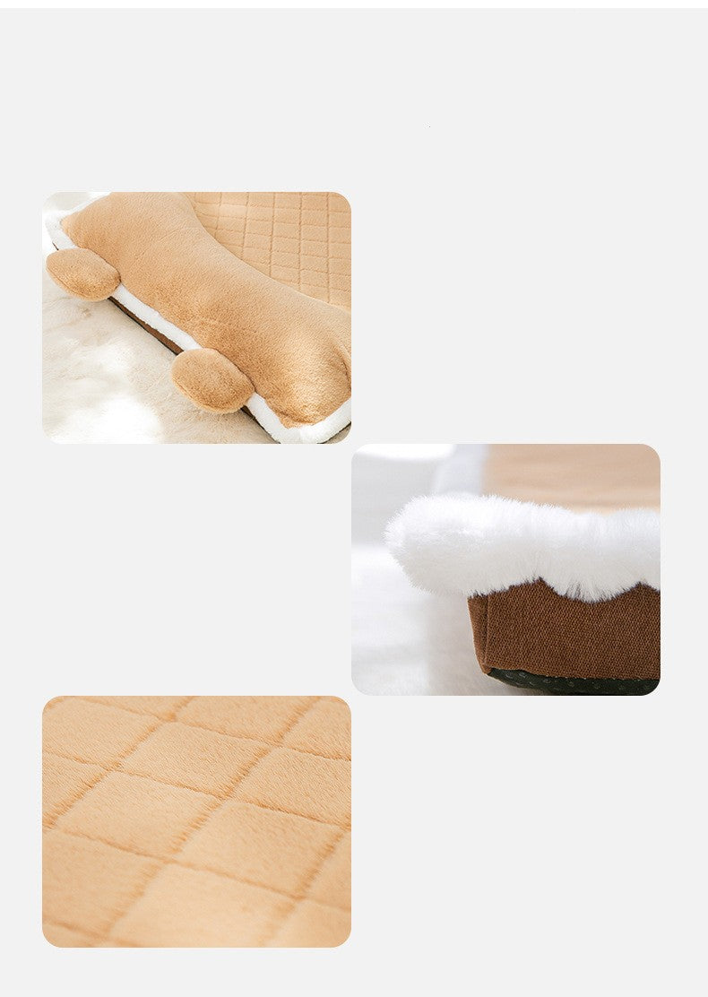 Removable Washable Four Seasons Pet Bed For Year Round Comfort