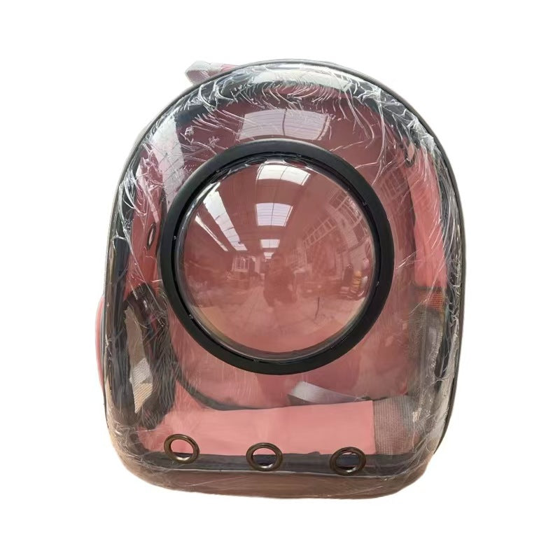 Transparent Pet Backpack Carrier Breathable Skylight Large Capacity Bag